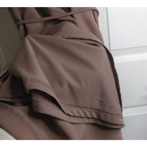 H&M Women's Dress Brown Size 4 Sleeveless Tie Waist Casual - Picture 6 of 16